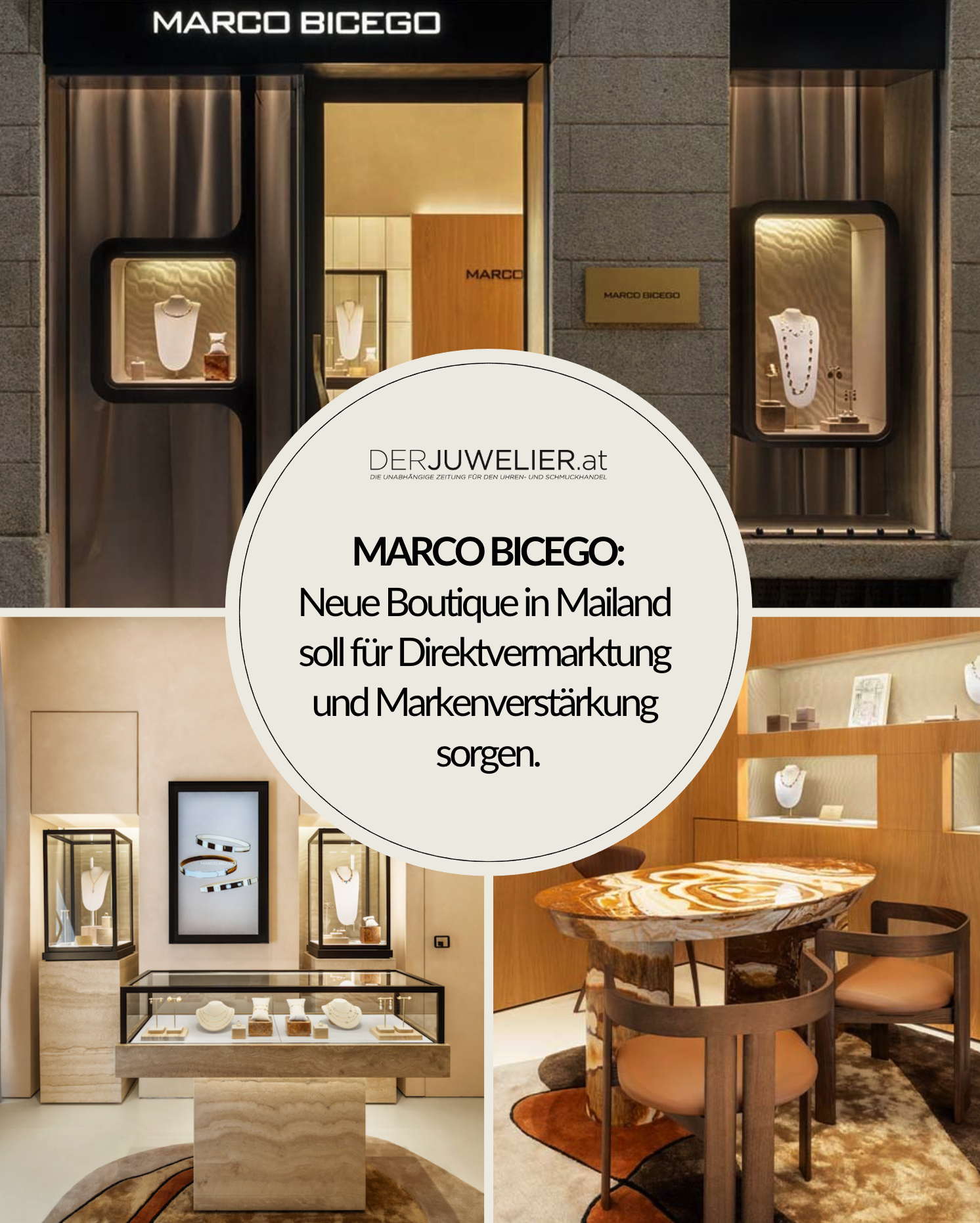 DJ Marco Bicego Mailand Boutique