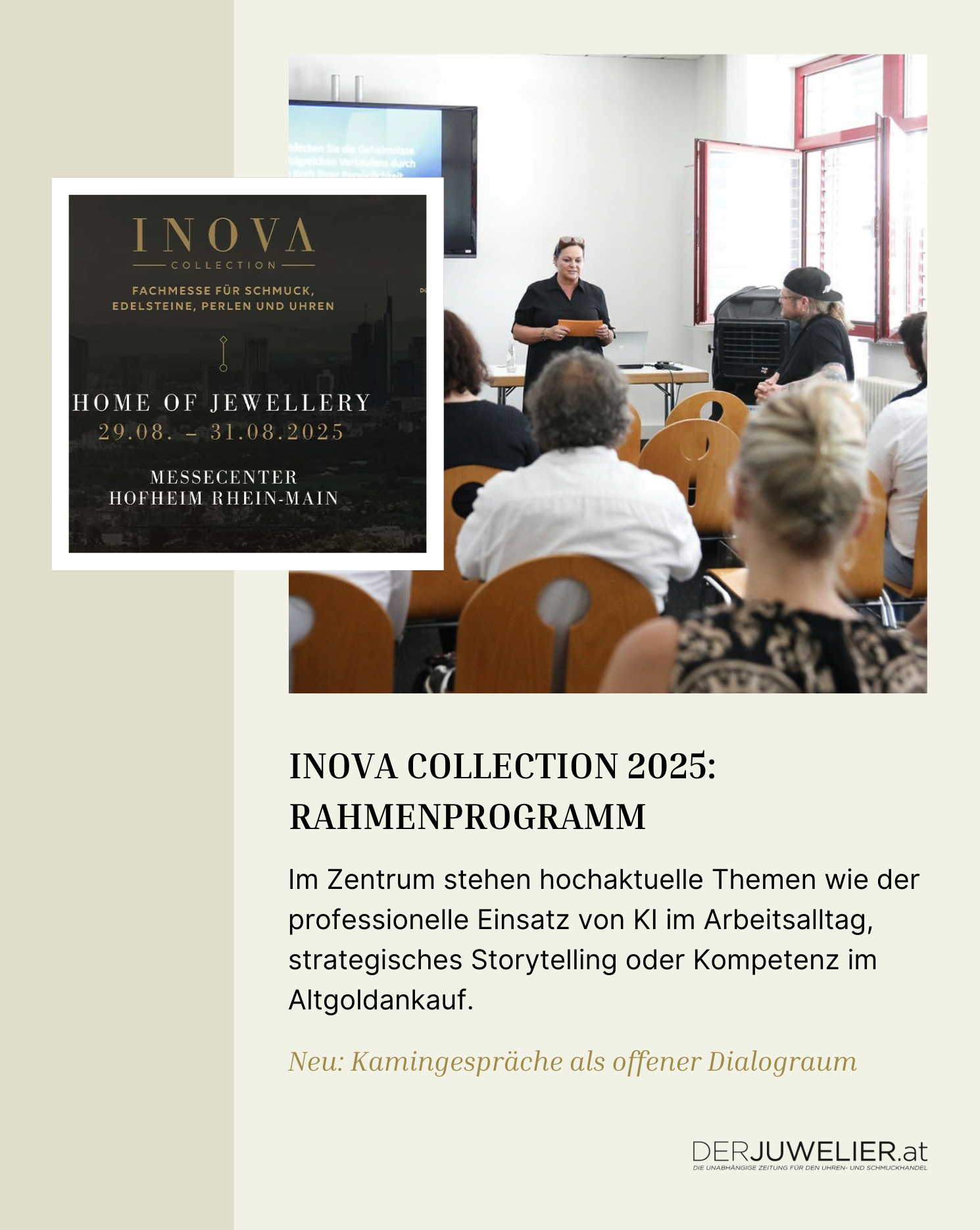 Inova Collection Rahmenprogramm 2025 DJ