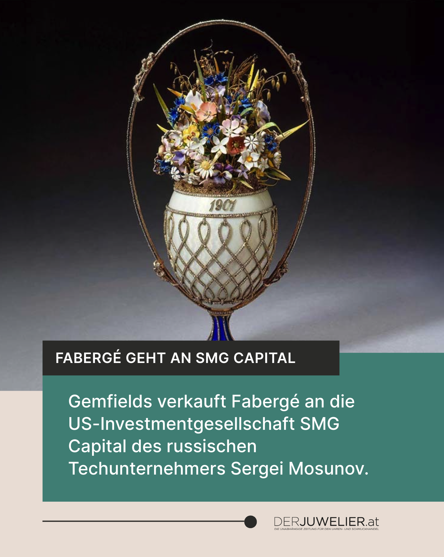 Fabergé verkauft