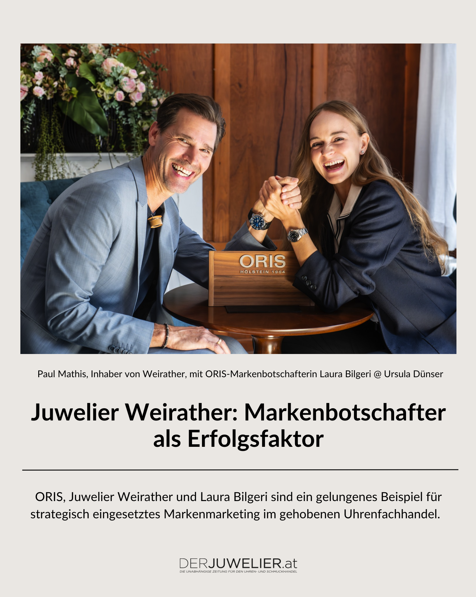 Paul Mathis Laura Bilgeri Weirather Oris
