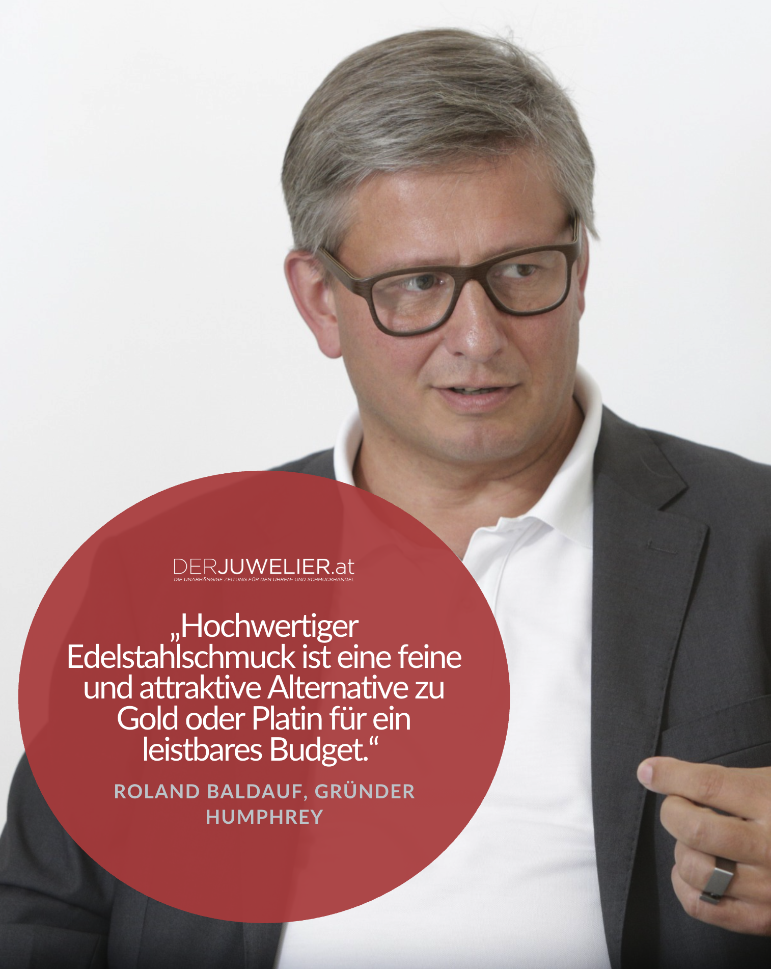 Roland Baldauf Humphrey Edelstahl Schmuck