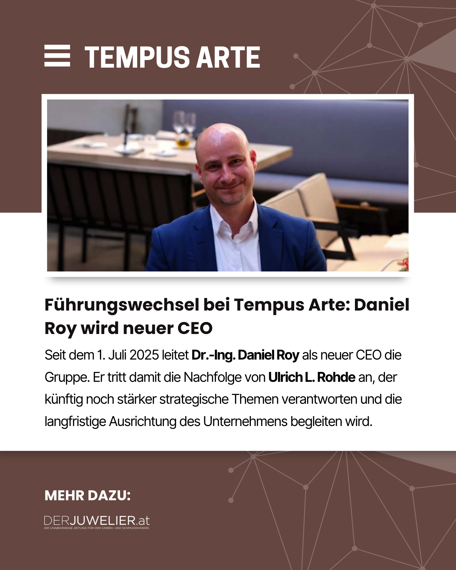Tempus Arte Daniel Roy CEO DJ