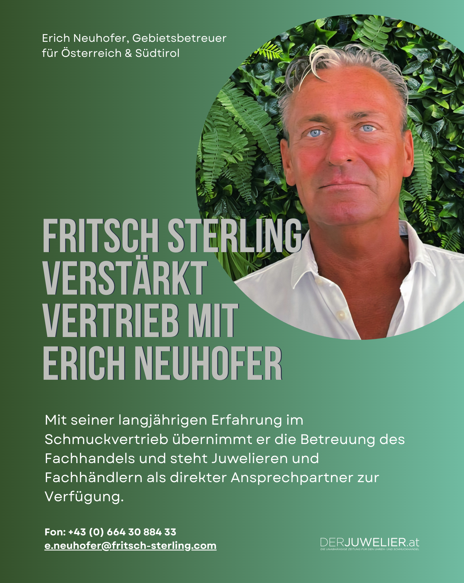 Erich Neuhofer Fritsch Sterling Österreich Vertrieb