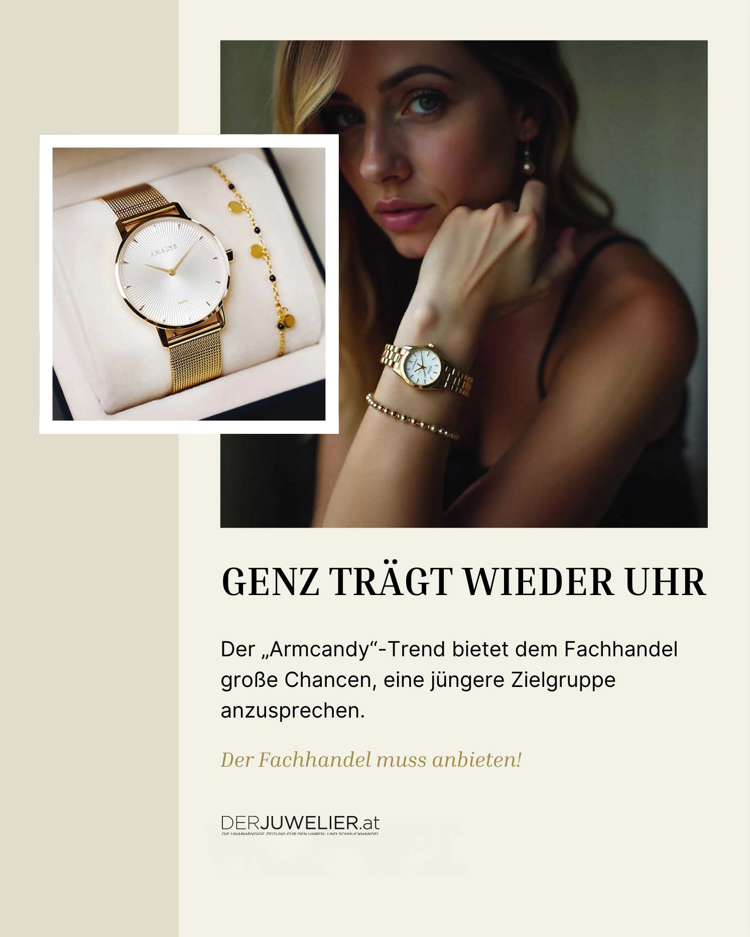 GenZ trägt wieder Uhr