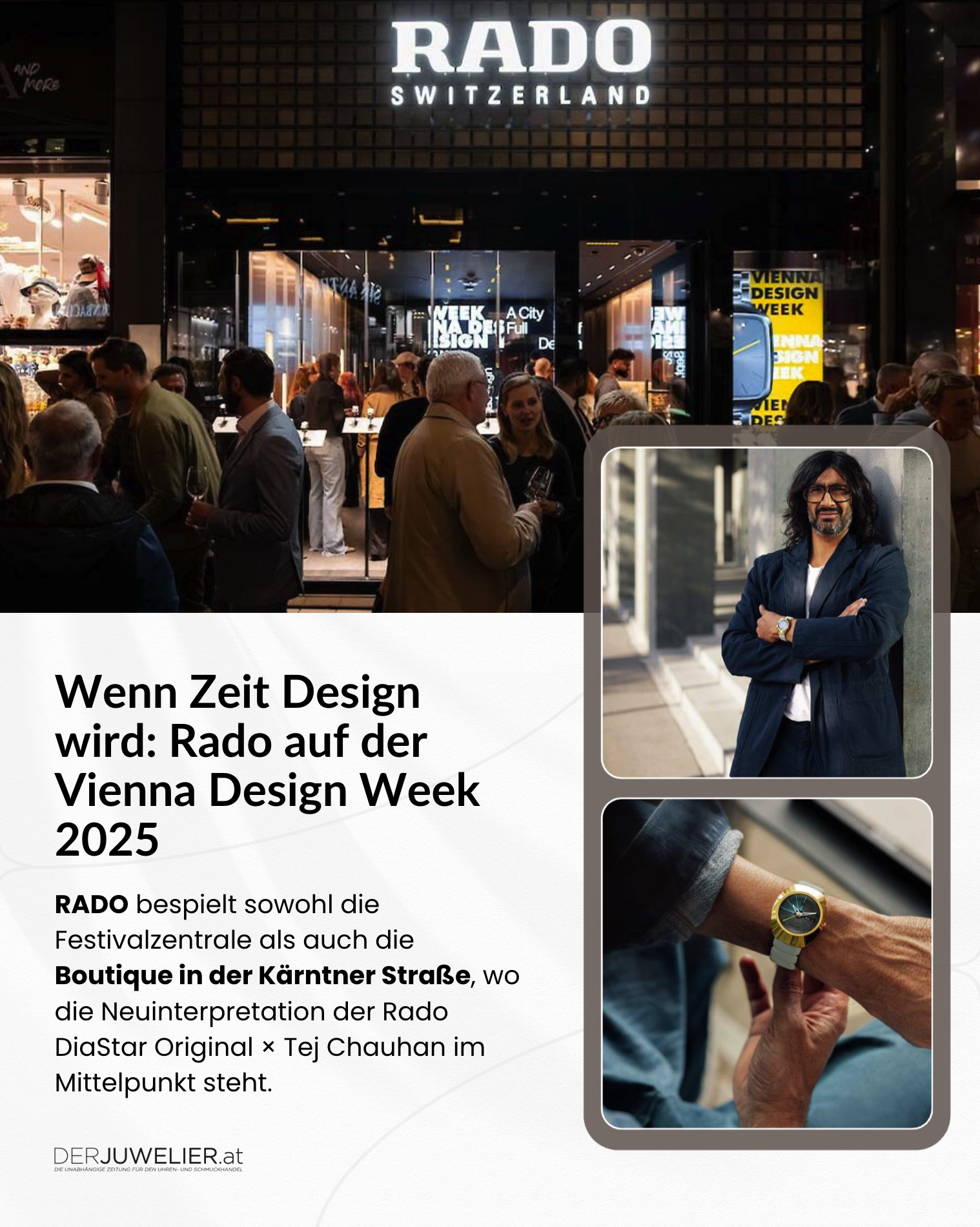 Rado Vienna Design Week Boutique Kärtnerstraße Wien