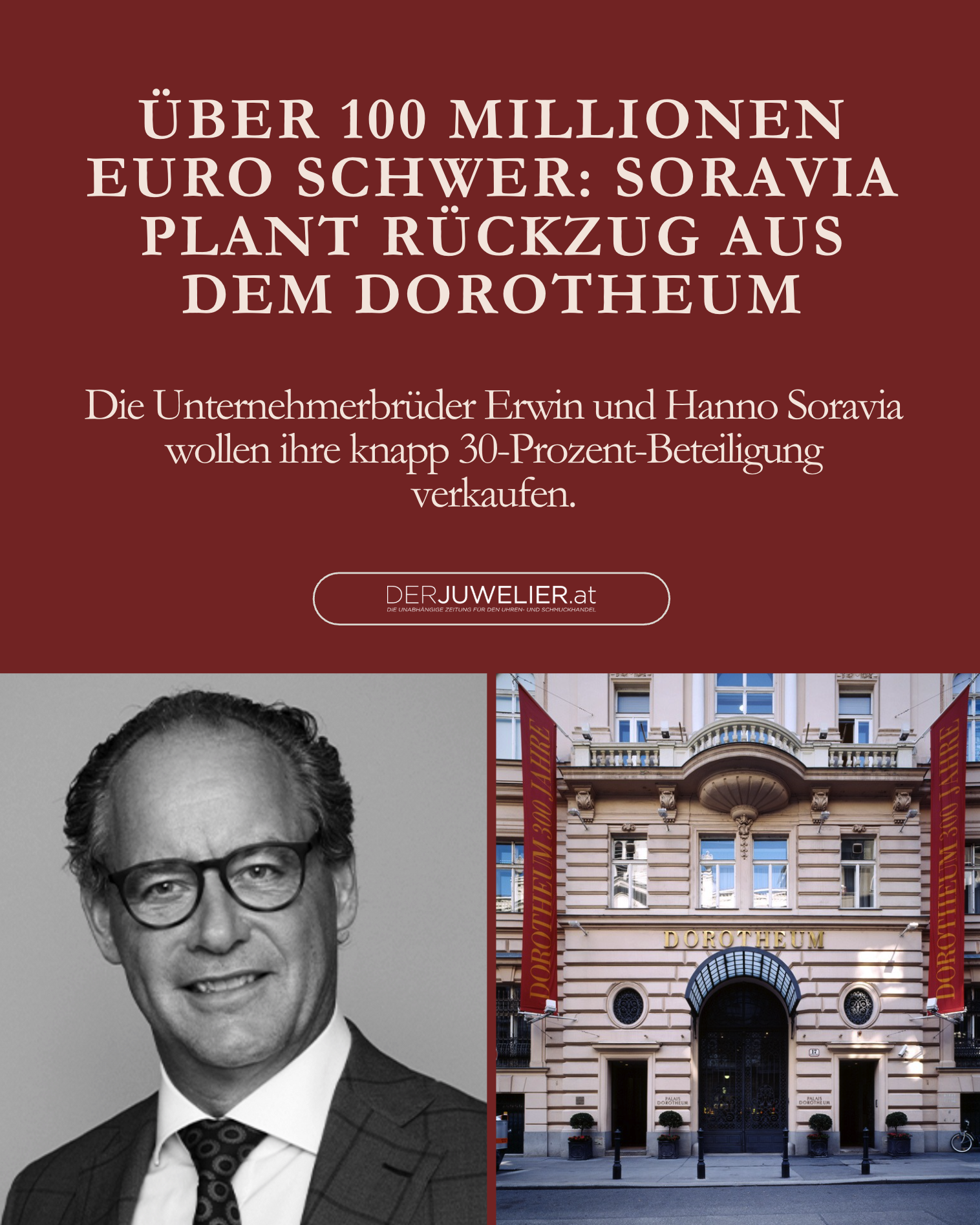 Soravia Dorotheum Anteil Verkauf