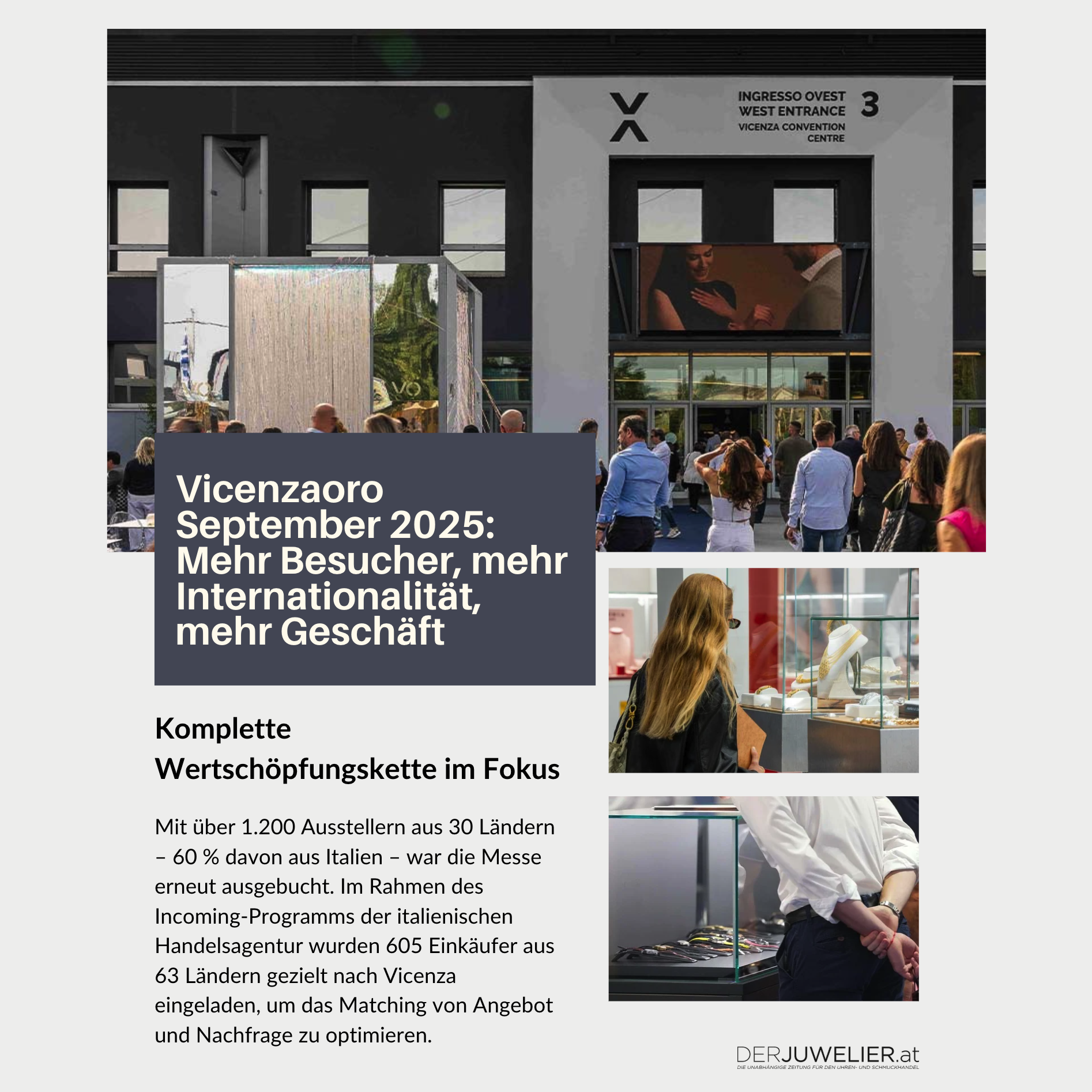 Vicenzaoro September 2025 Rückblick DJ