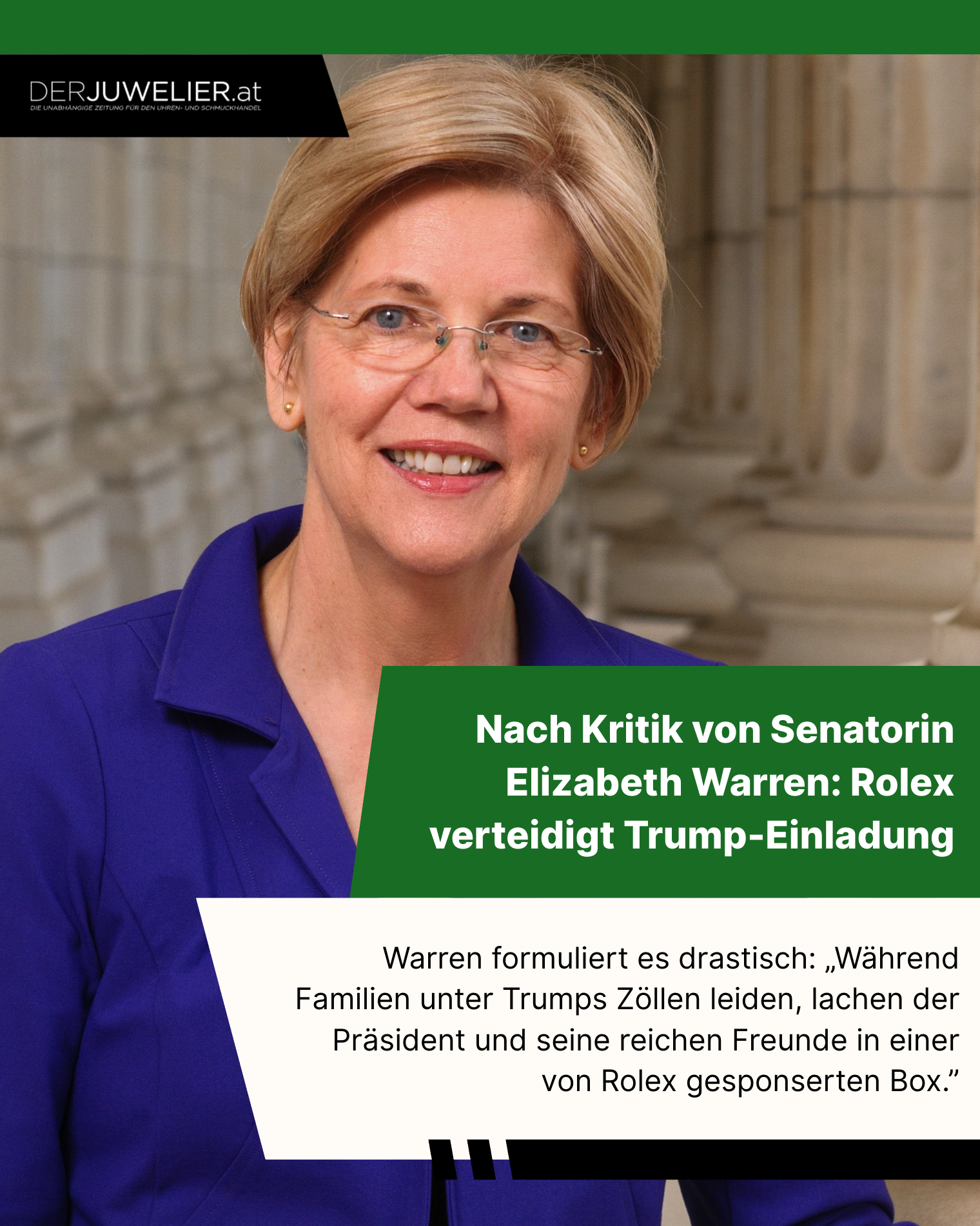 Warren Rolex Trump DJ