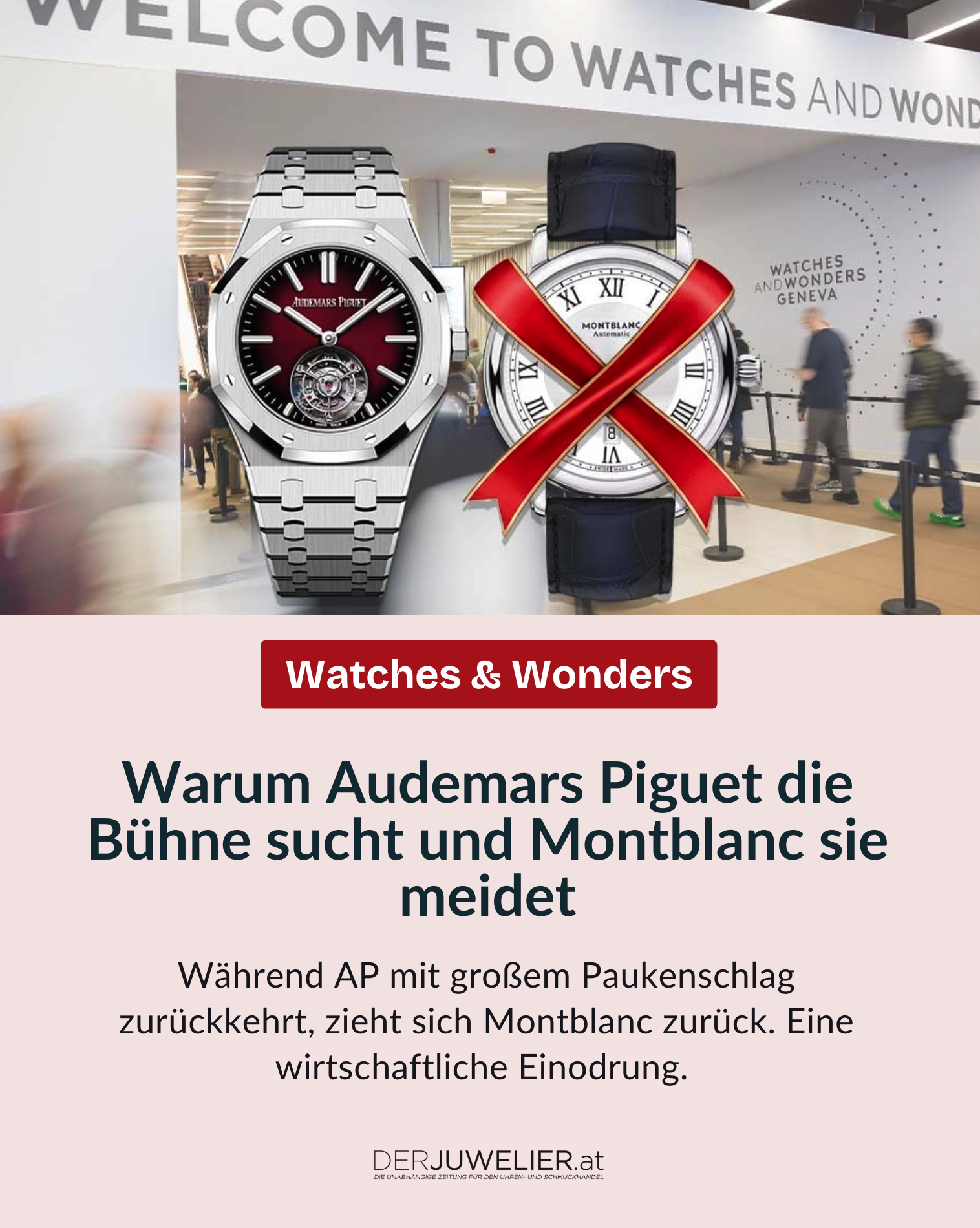 Watches & Wonders 2026 Audemars Piguet Montblanc DJ