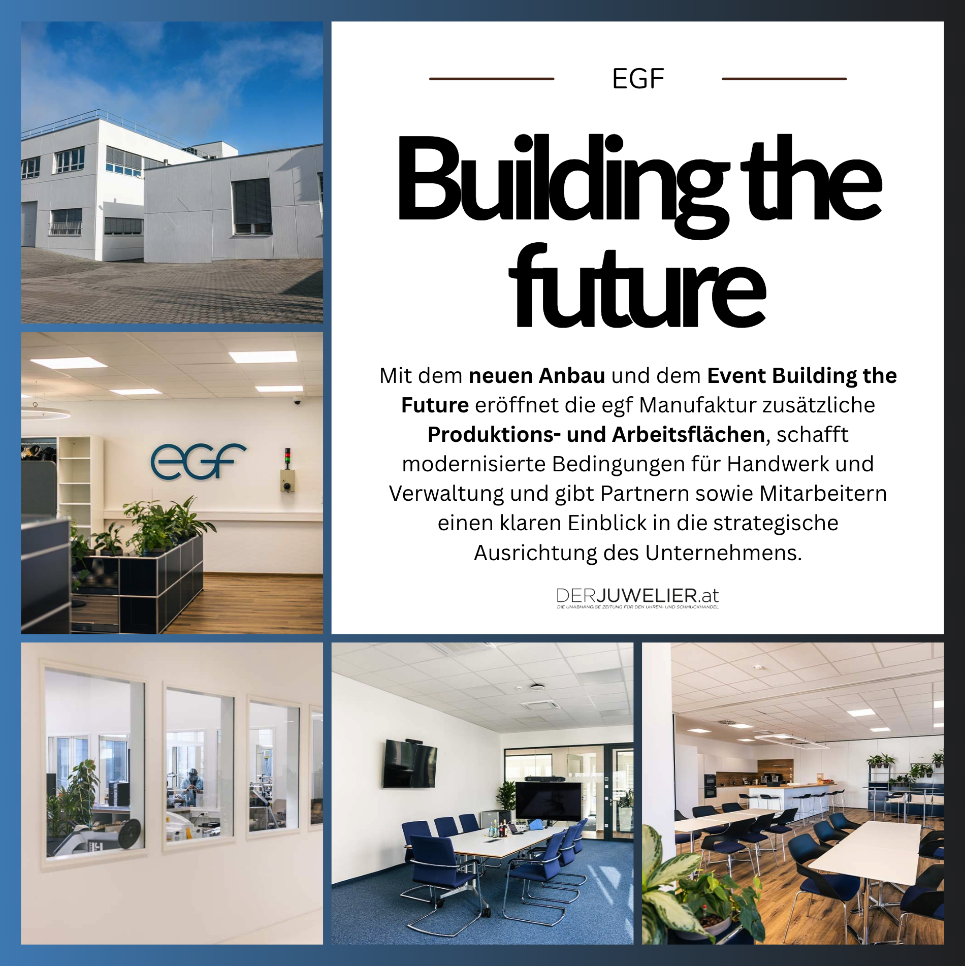 egf neue Manufaktur Building the future DJ