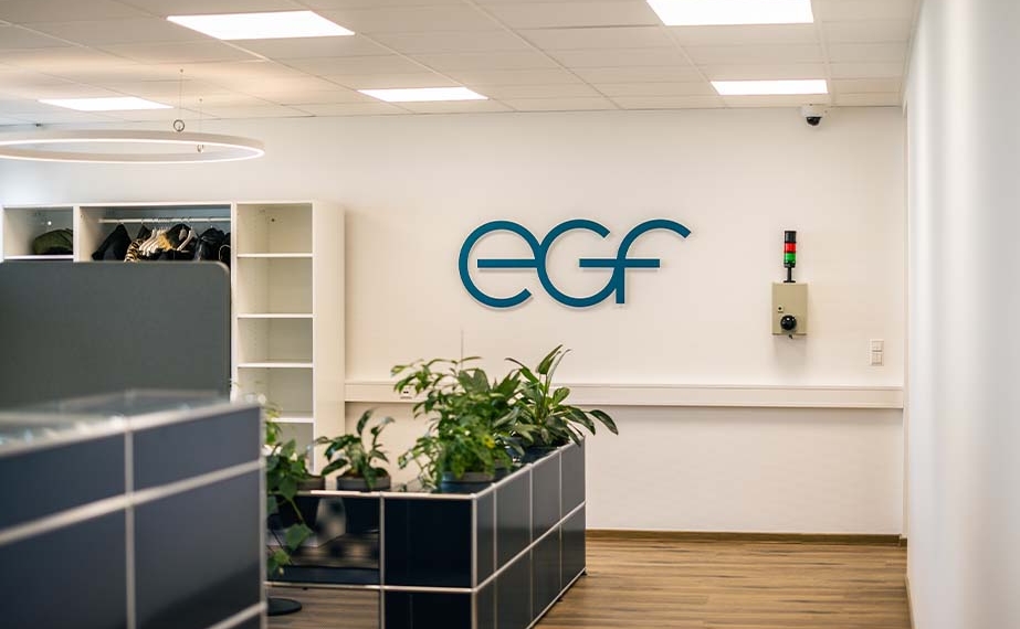 egf neues Gebäude Büro