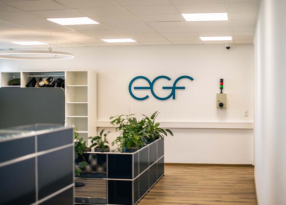 egf neues Gebäude Büro