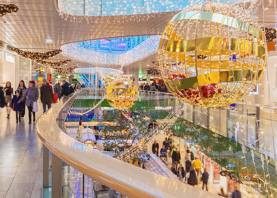 Europapark weihnachtliche Mall