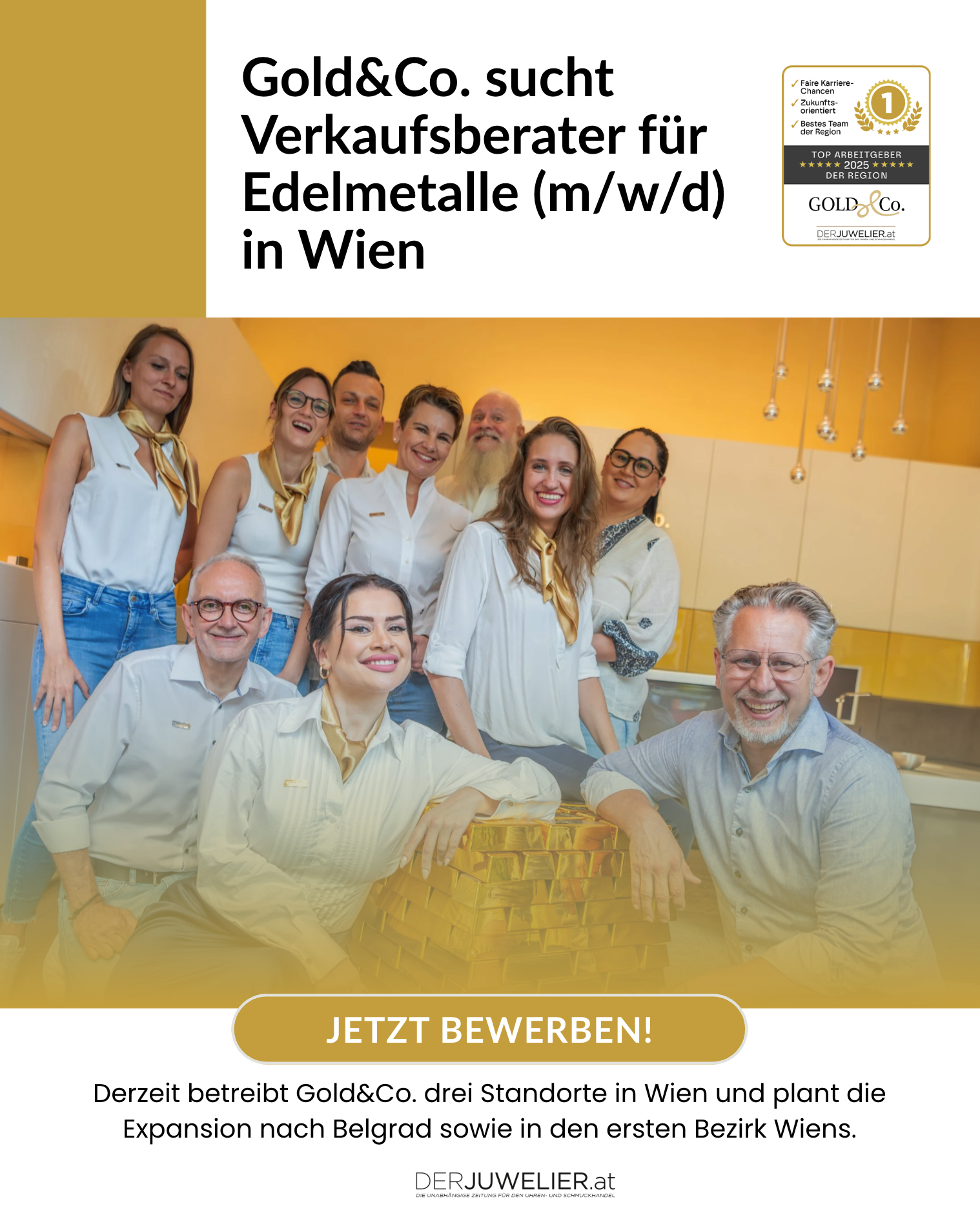Gold & Co Verkaufsberater Wien