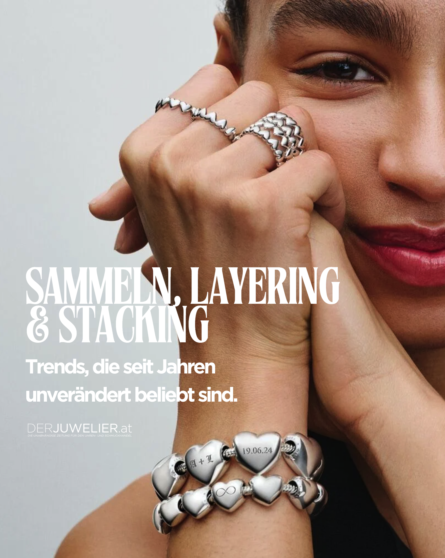 Sammeln Layern Stacking Juwelier Schmuck