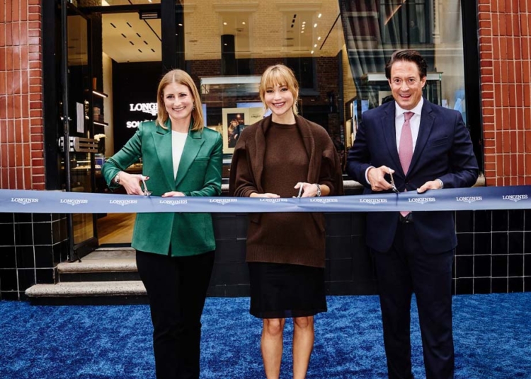 Longines Boutique Eröffnung Soho Jennifer Lawrenc