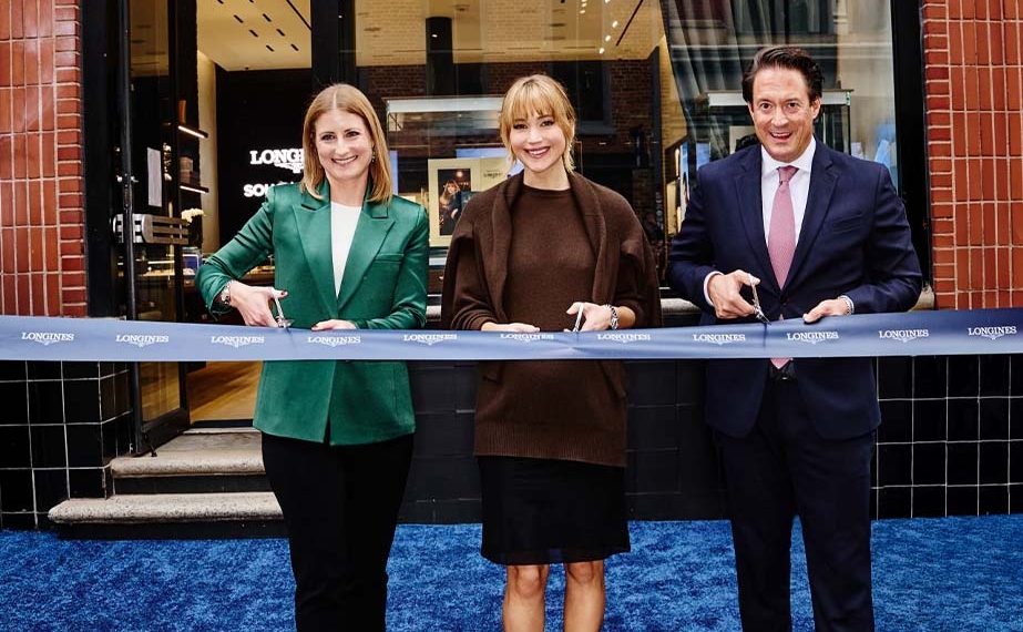 Longines Boutique Eröffnung Soho Jennifer Lawrenc