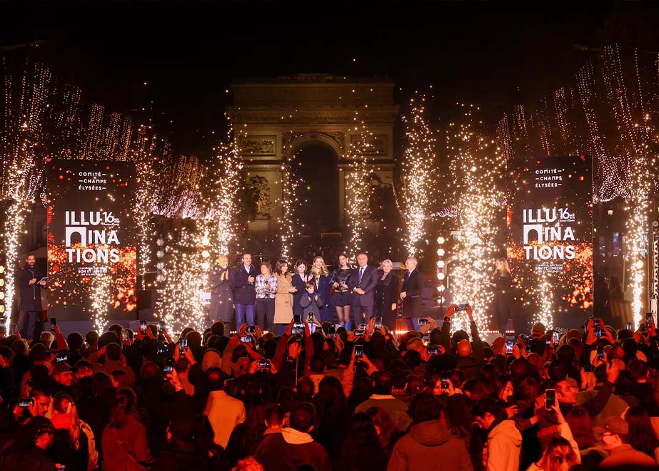 Swarovski Champs-Élysées Eröffnungszeremonie