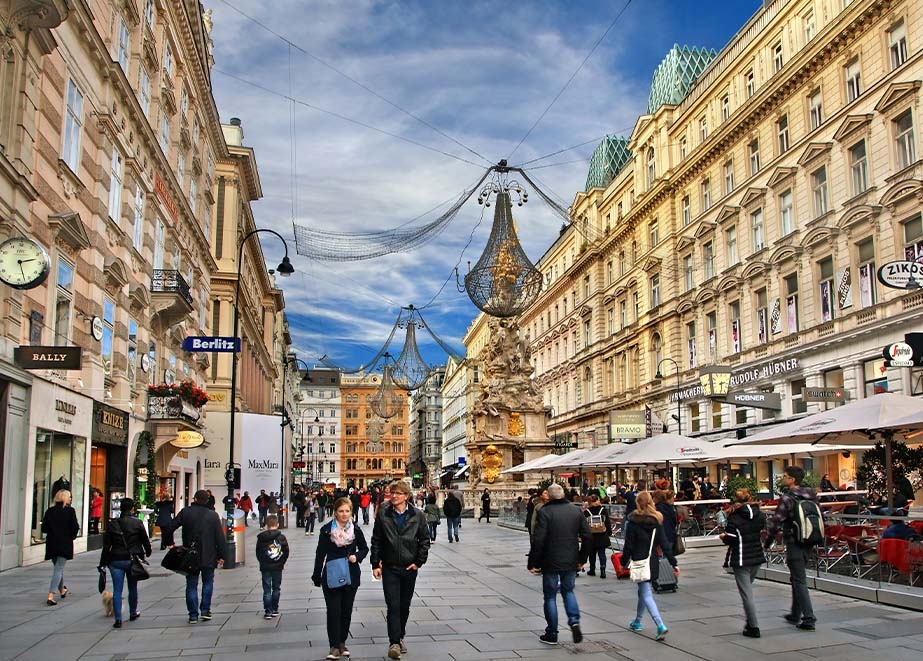 Wien Österreich stationärer Handel