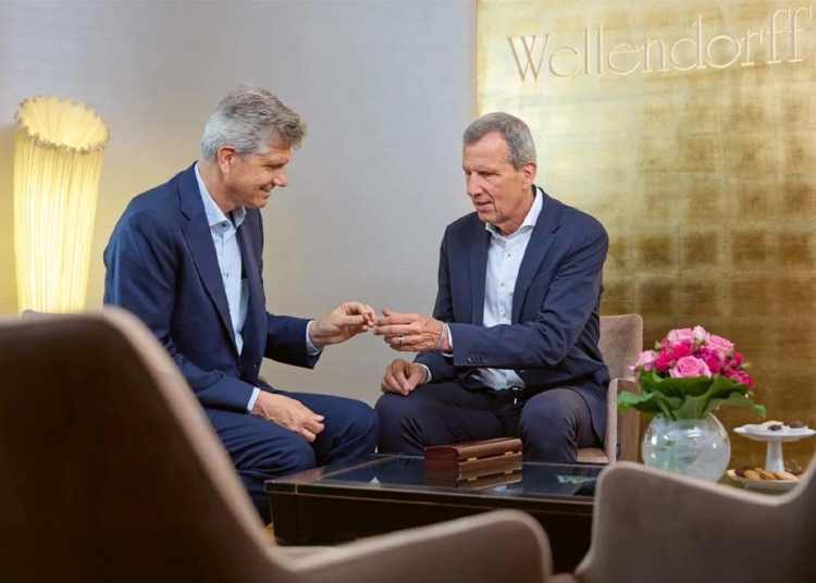 Christoph Georg Wellendorff Wellendorff Ring Diamanttropfen