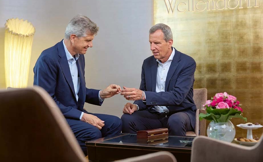 Christoph Georg Wellendorff Wellendorff Ring Diamanttropfen