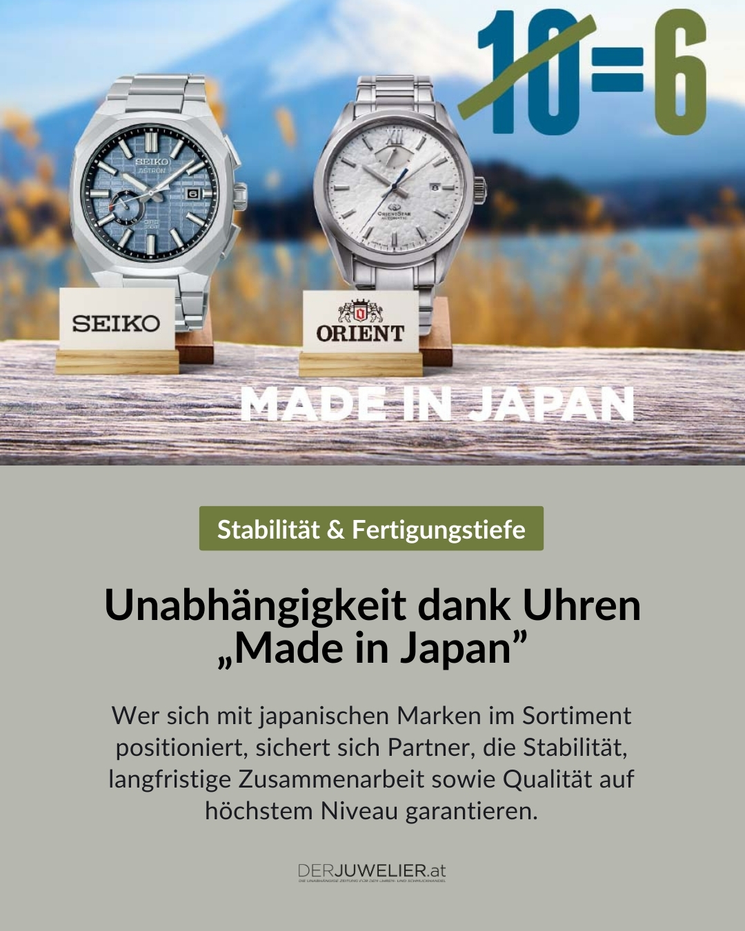 Uhren Made in Japan DJ