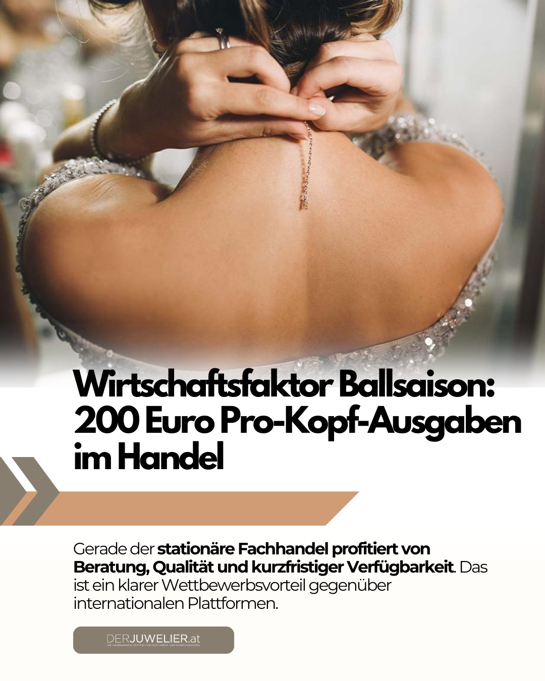 Ballsaison Österreich Schmuck Handel