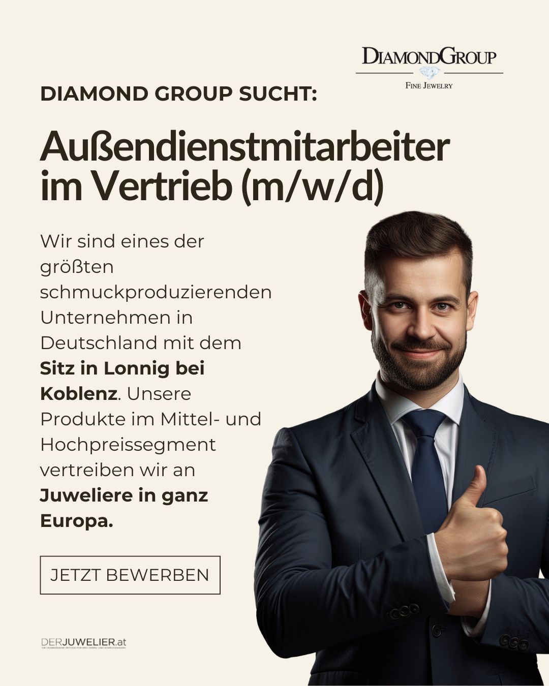 Diamond Group Außendienst Job Österreich