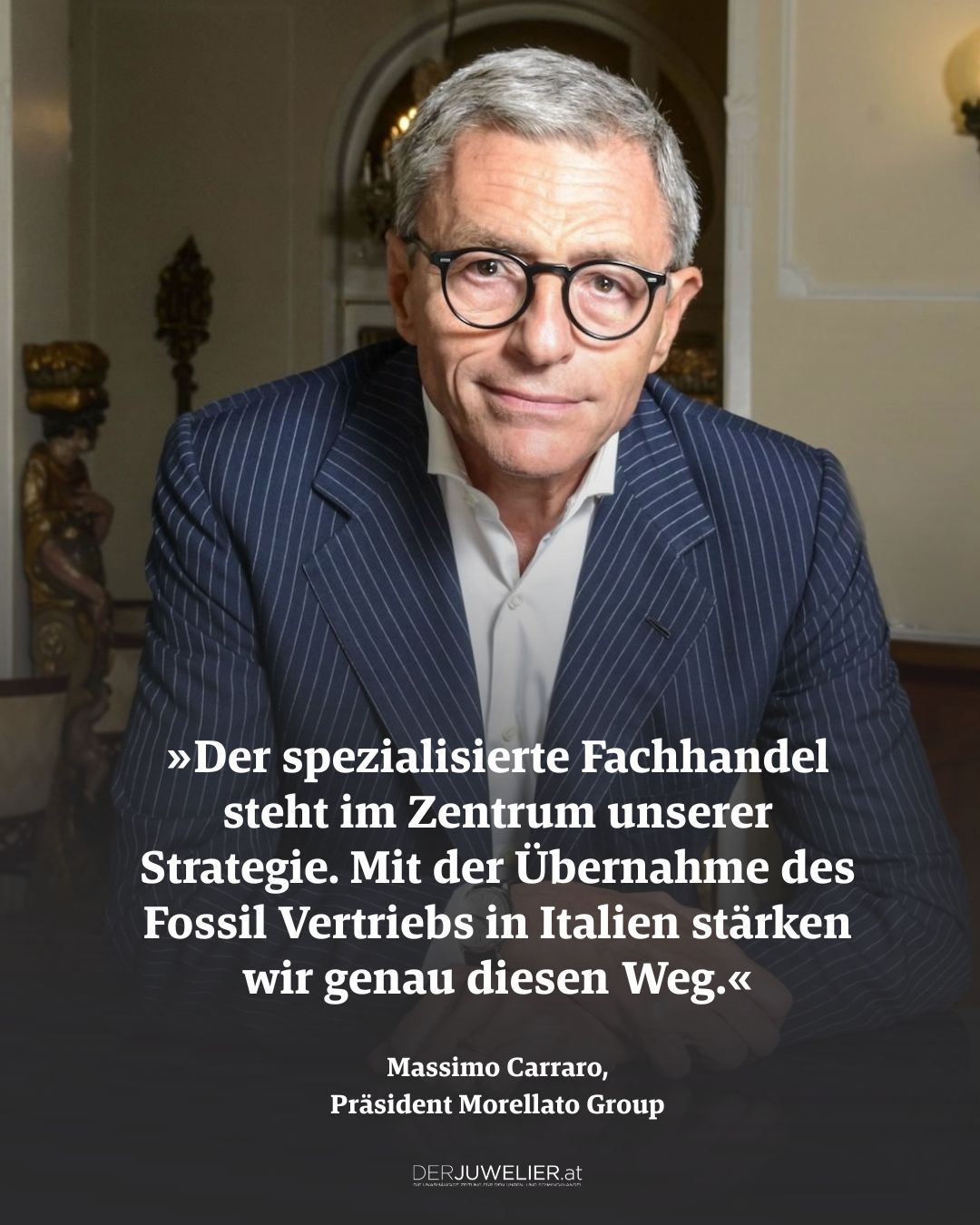 Massimo Carraro Fossil Group Morellato Vertrieb DJ