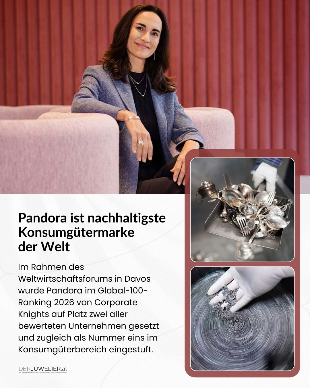 Pandora nachhaltigste Marke der Welt DJ