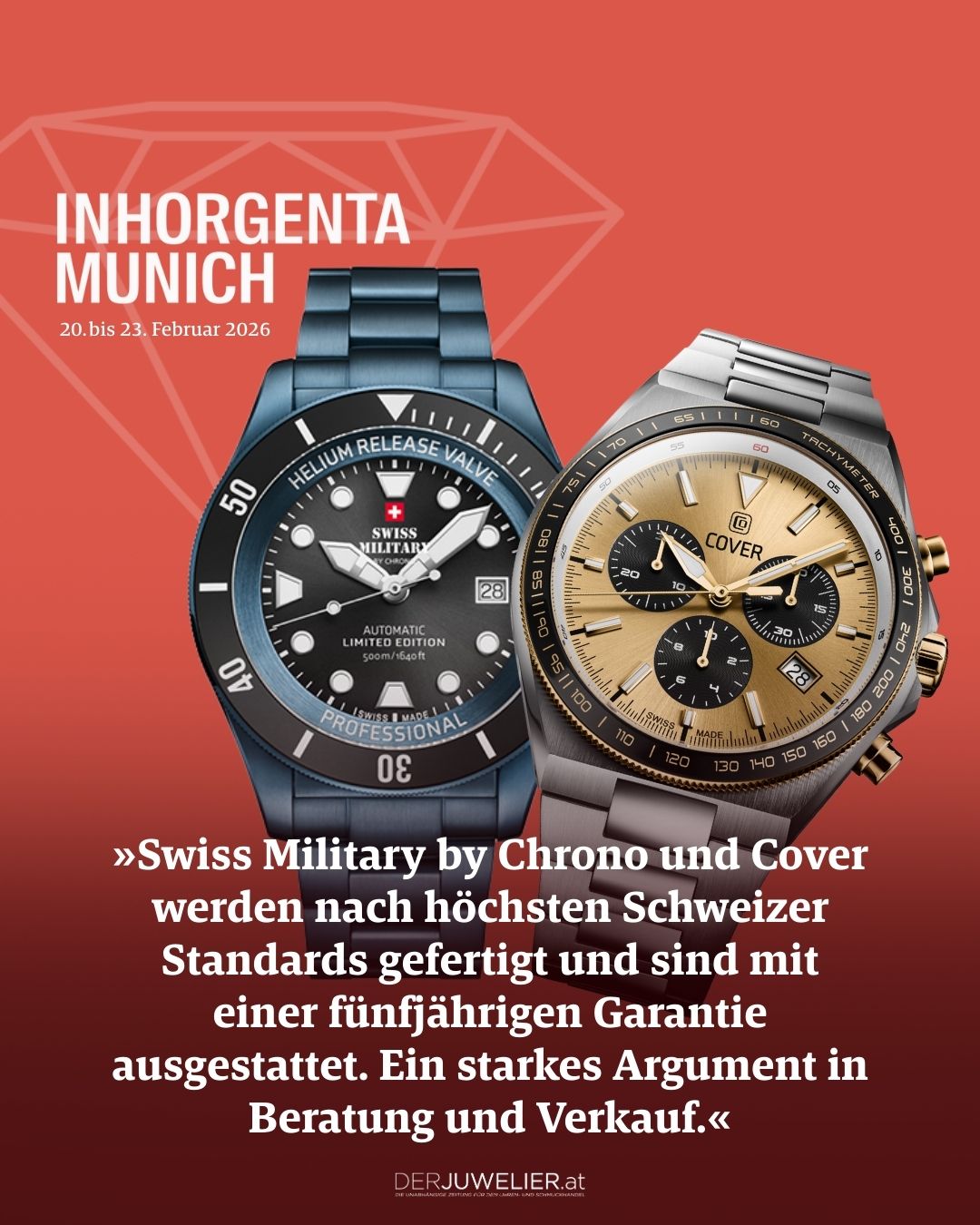 Swiss Military by Chrono Cover Inhorgenta 2026 DJ