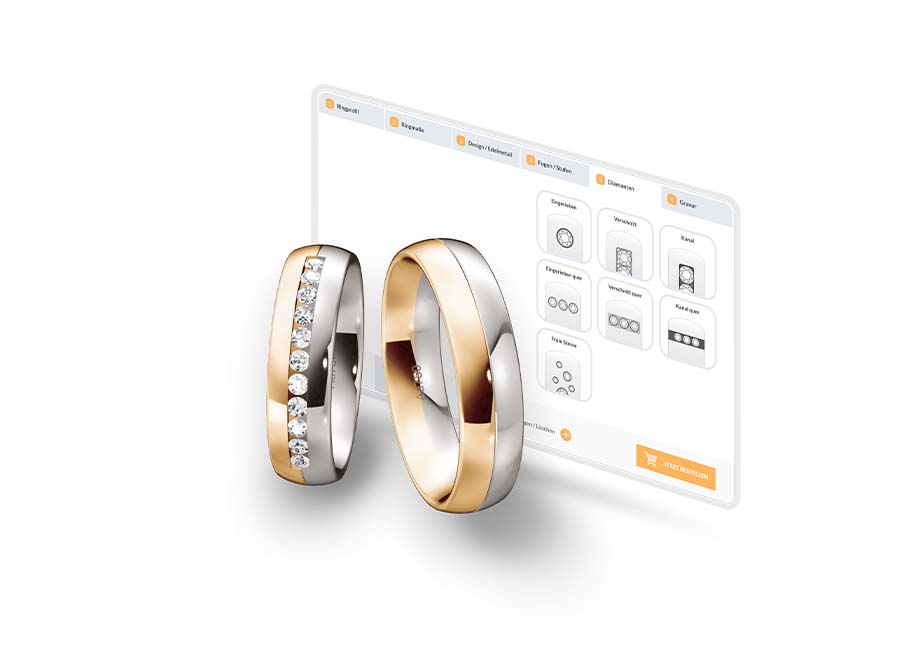 Burger Edelmetalle Ringe Ringrohling Konfigurator