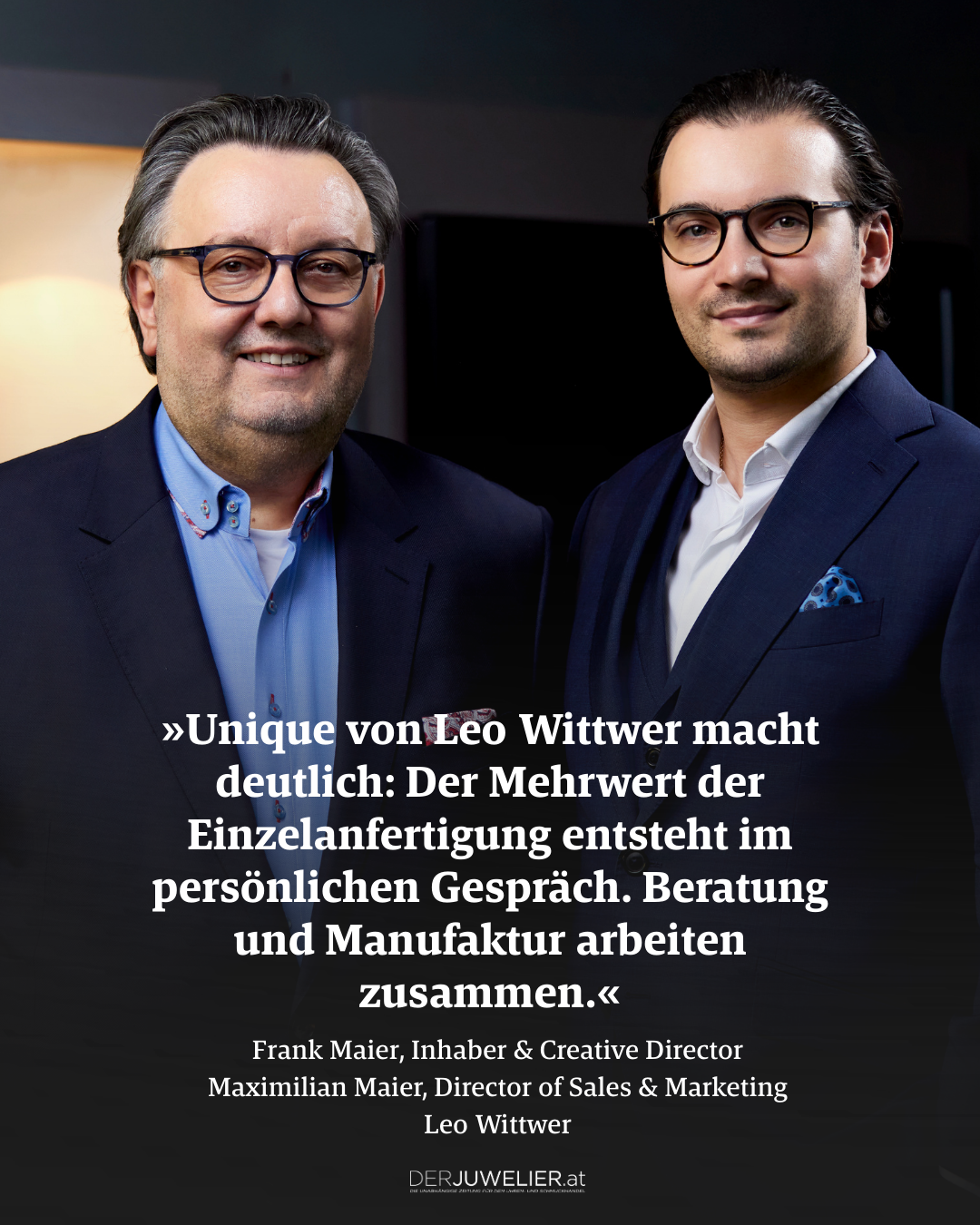 Leo Wittwer Unique Einzelanfertigung Maier Frank Maximilian DJ