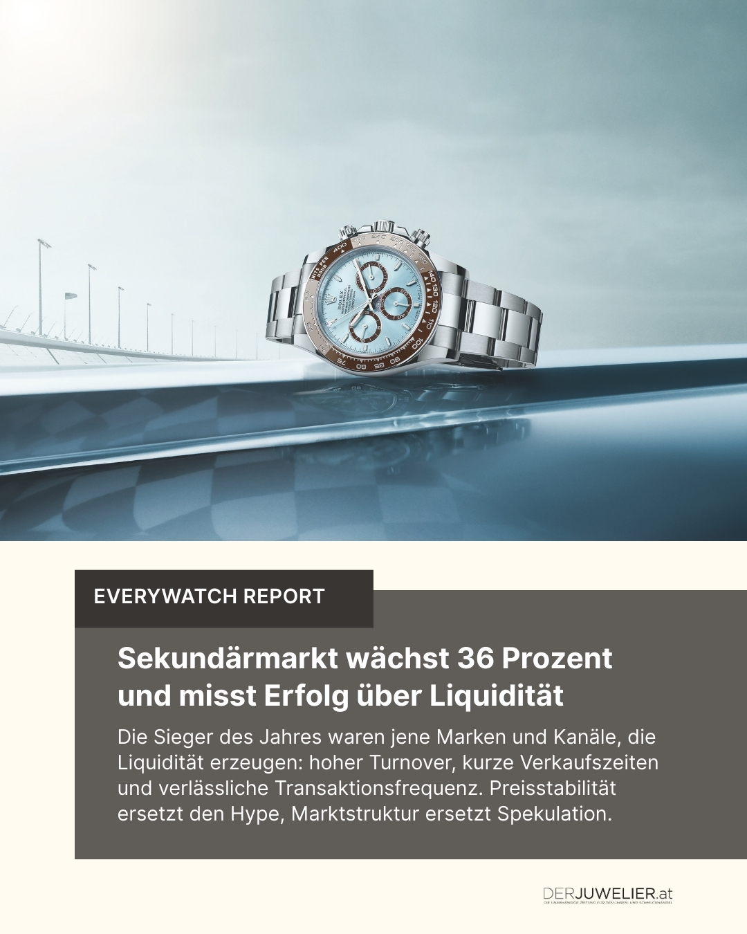 Luxusuhren Sekundärmarkt Report DJ
