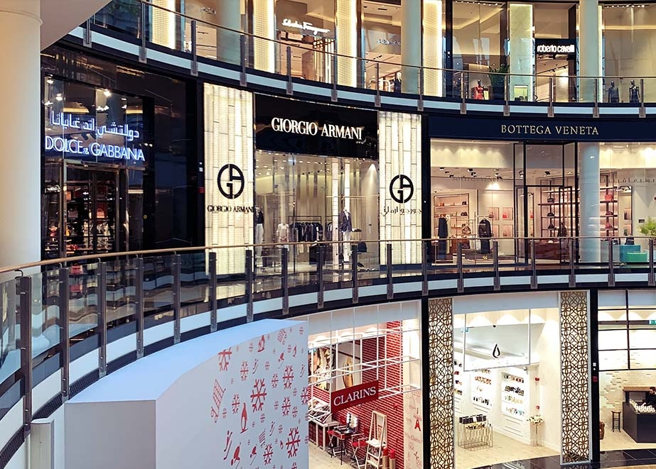 Golfkonflikt Luxus Dubai Mall