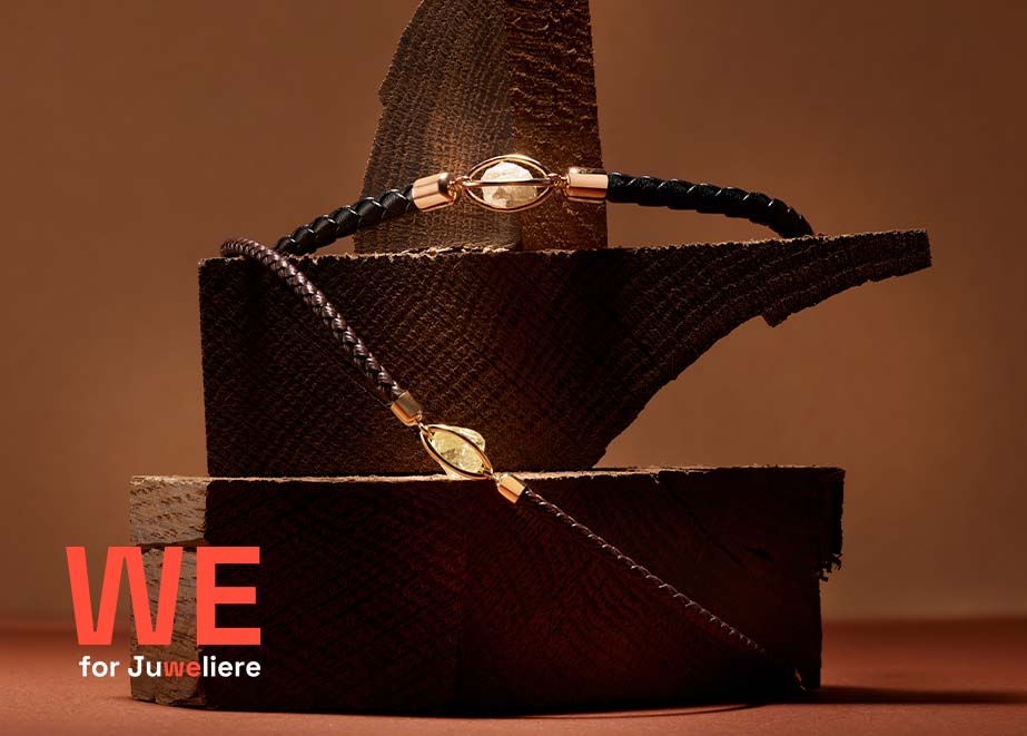 Leo Wittwer Rough Cut Ungeschliffene Diamanten Unisex Armbänder WEforJuweliere