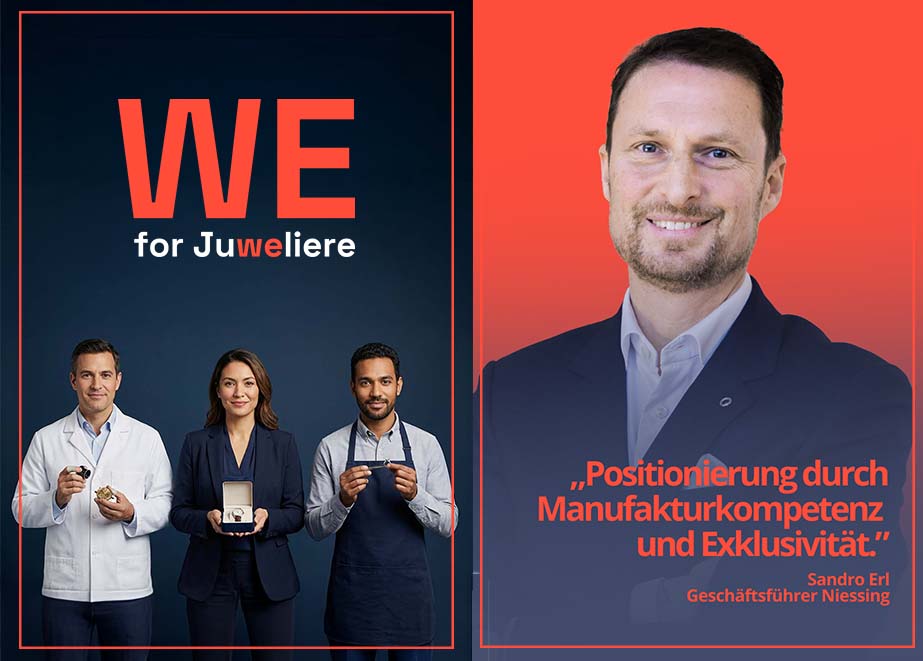 Niessing WEforJuweliere Sandro Erl Manufakturkompetenz Premium #gemeinsamstaerker