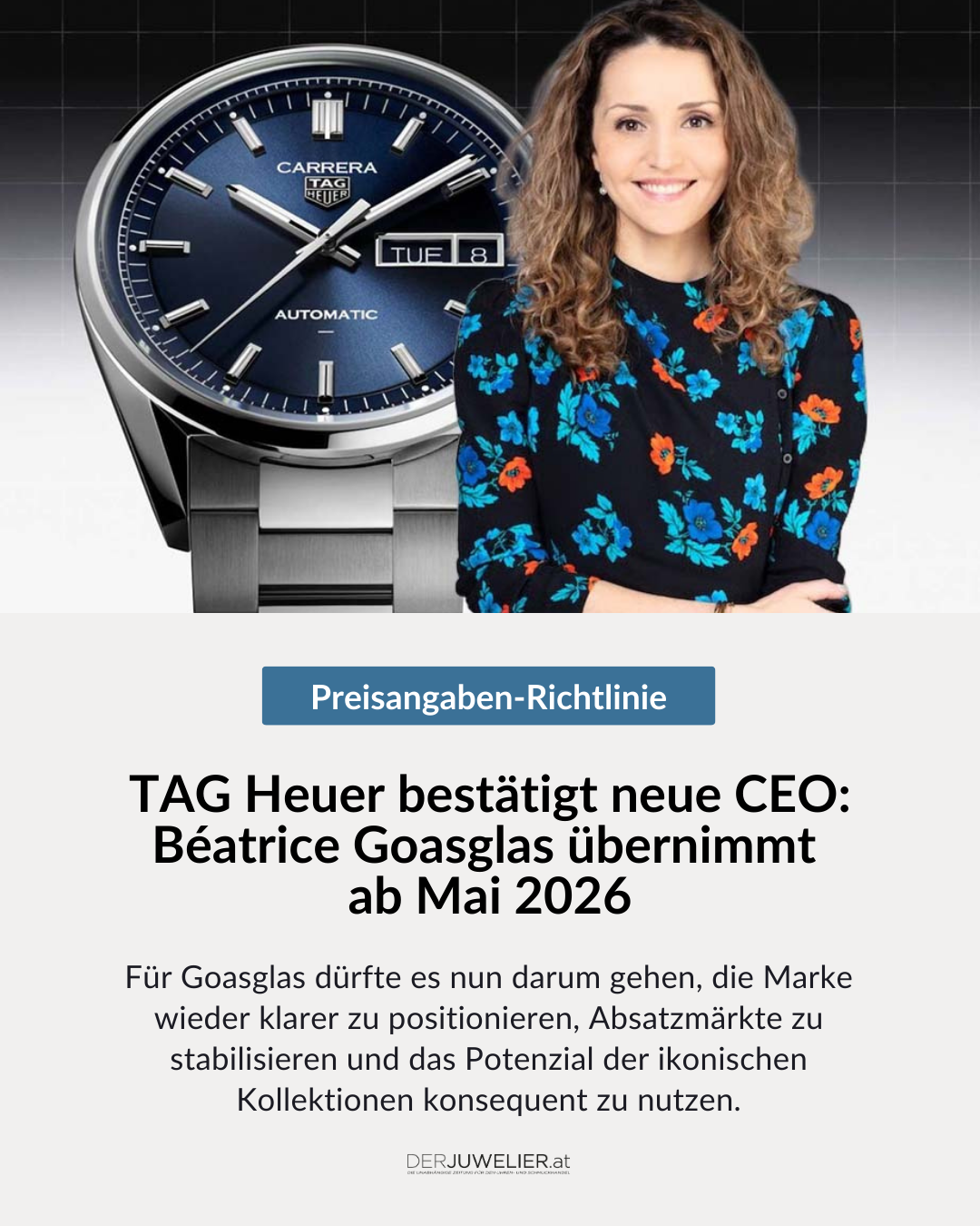 TAG Heuer Béatrice Goasglas zur CEO ernannt DJ