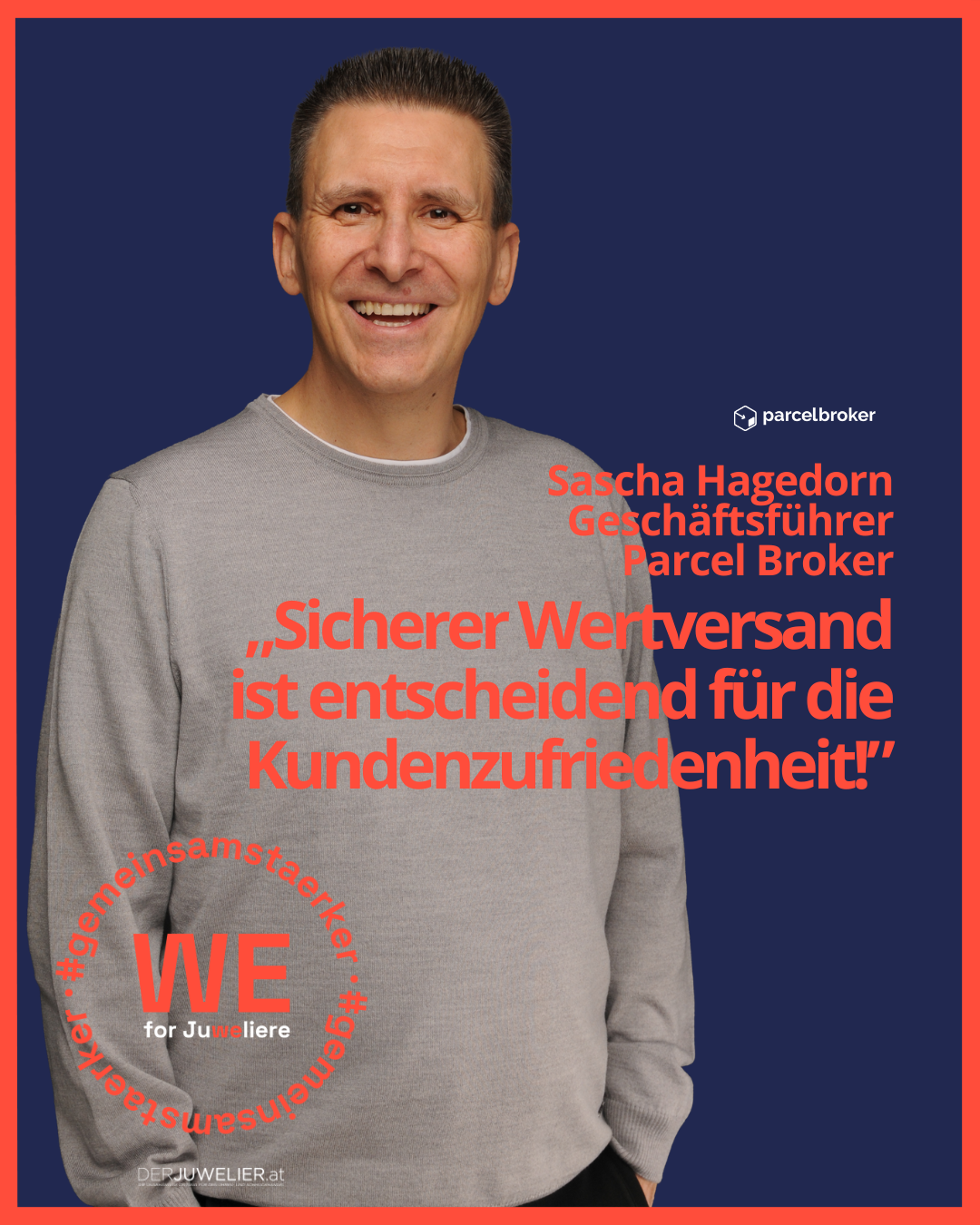 WE for Juweliere Parcel Broker Sascha Hagedorn DJ