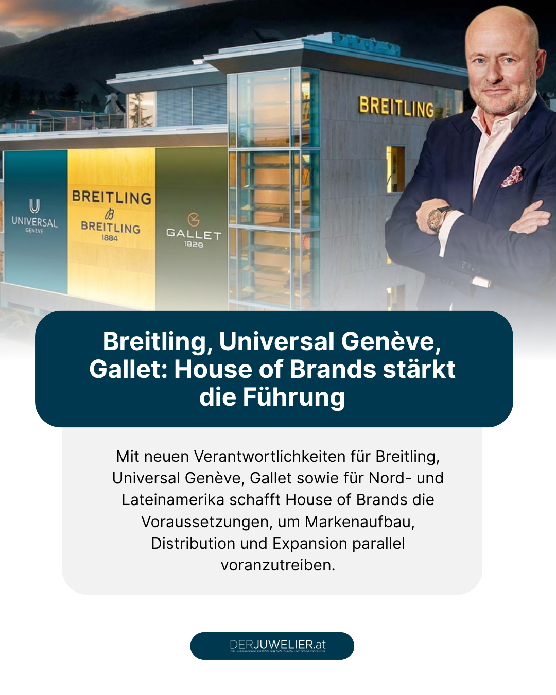 Breitling House of Brands Universal Geneve Gallet Führungsteam CEOs Georges Kern 2026 DJ