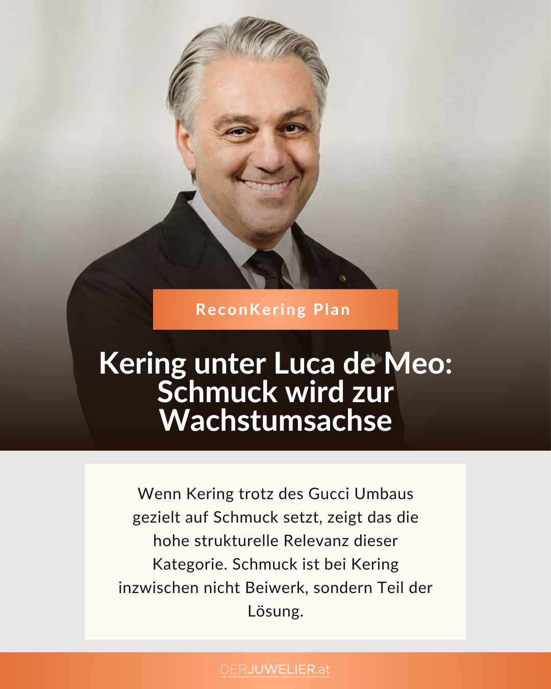 Kering Luca de Meo Schmuck Luxus 2026 DJ