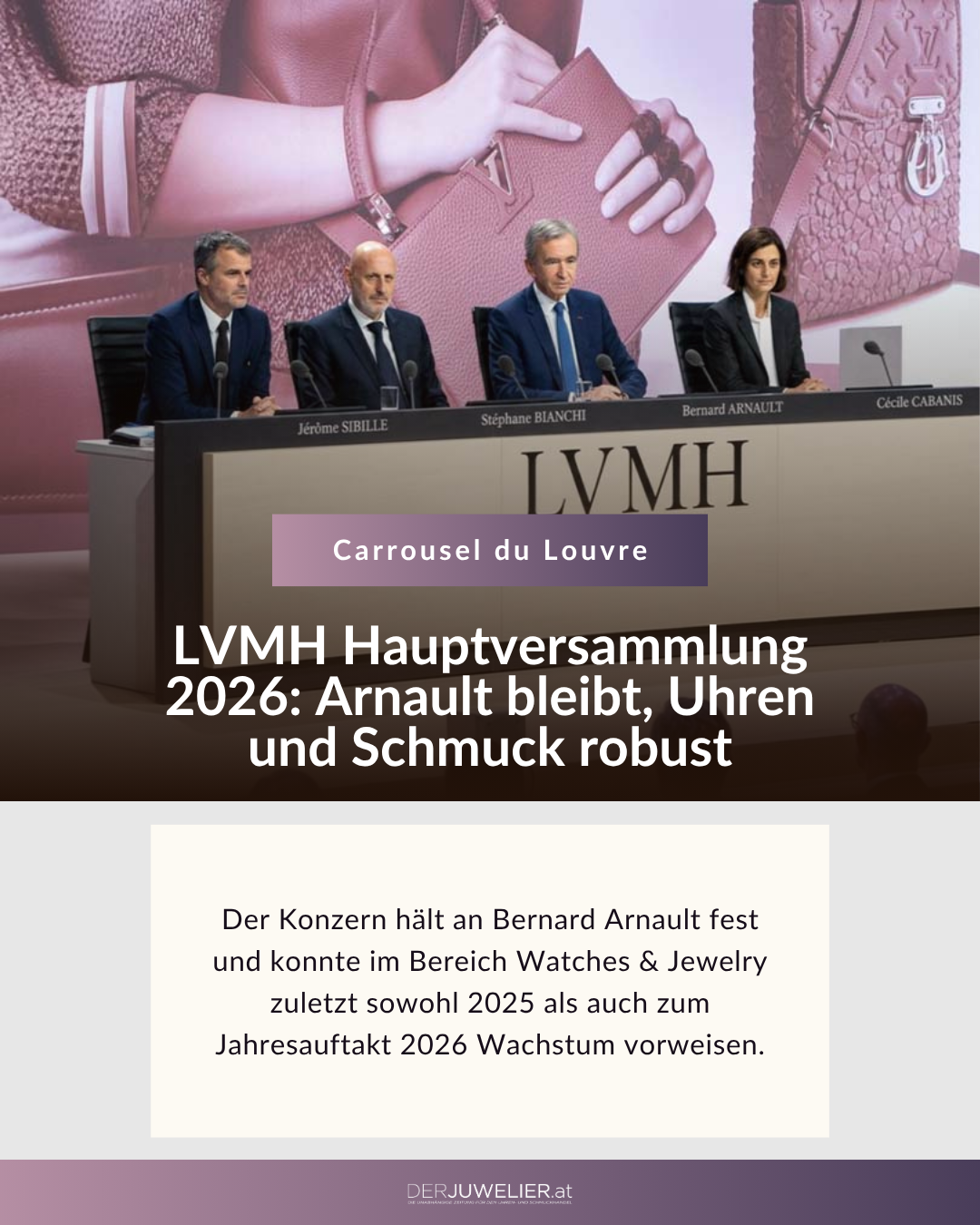LVMH Hauptversammlung 2026 Ergebnisse Bericht DJ