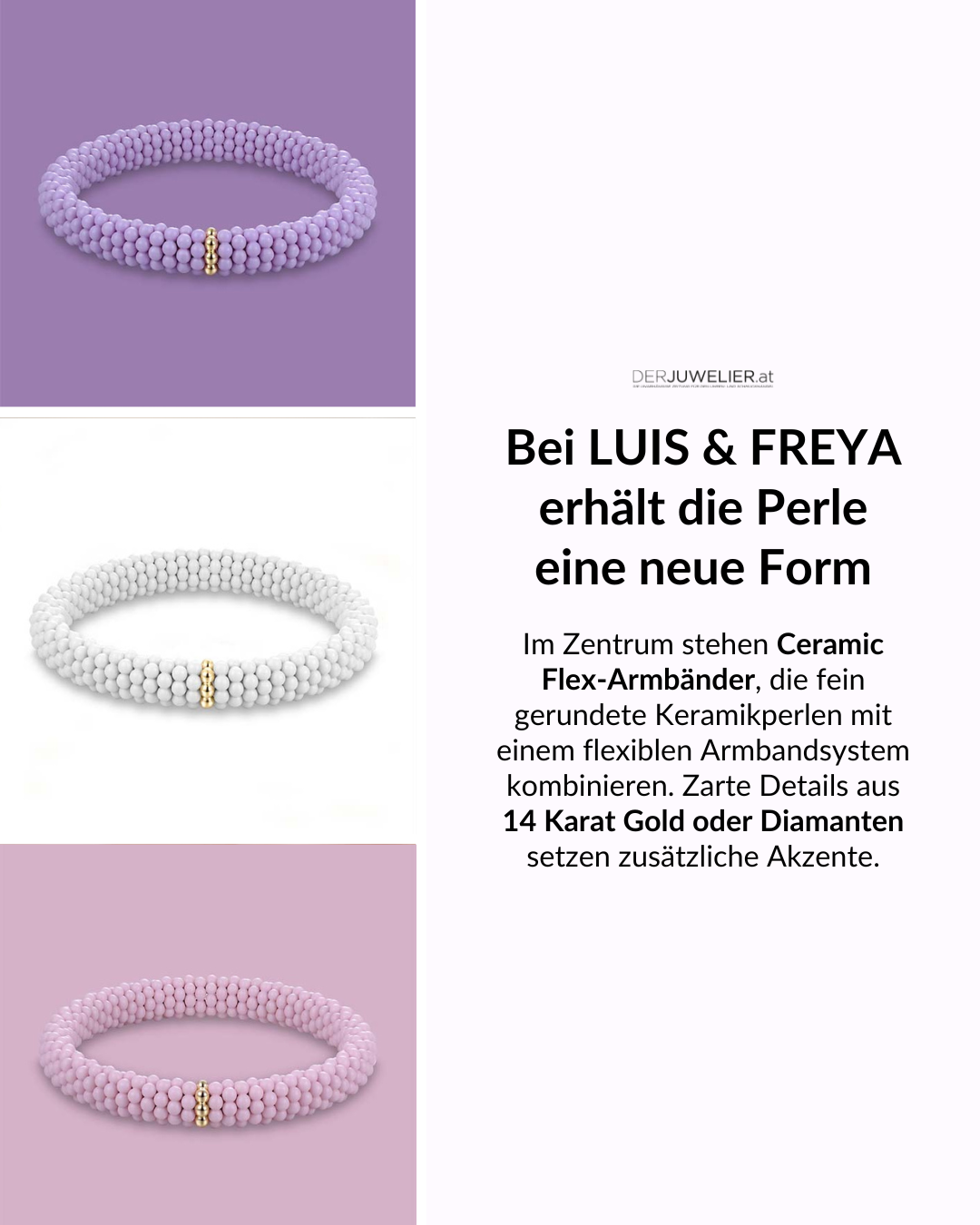 Luis & Freya Ceramic Pearls Collection DJ