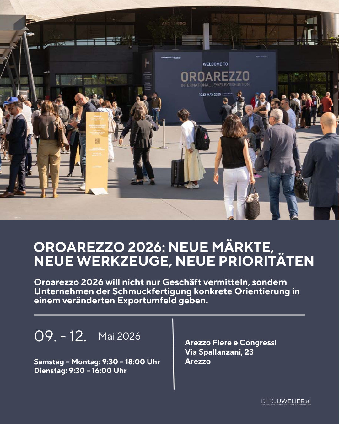 Oroarezzo 2026 Messe Italien Schmuck DJ