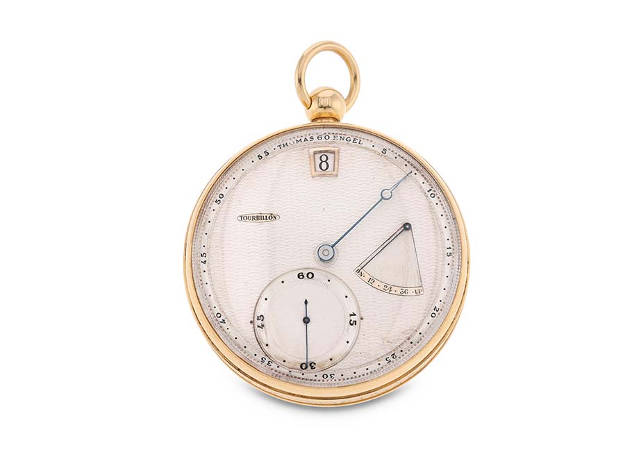 Dorotheum Thomas Engel, Aesch:Luzern- Feine und seltene Taschenuhr mit Tourbillonjpg