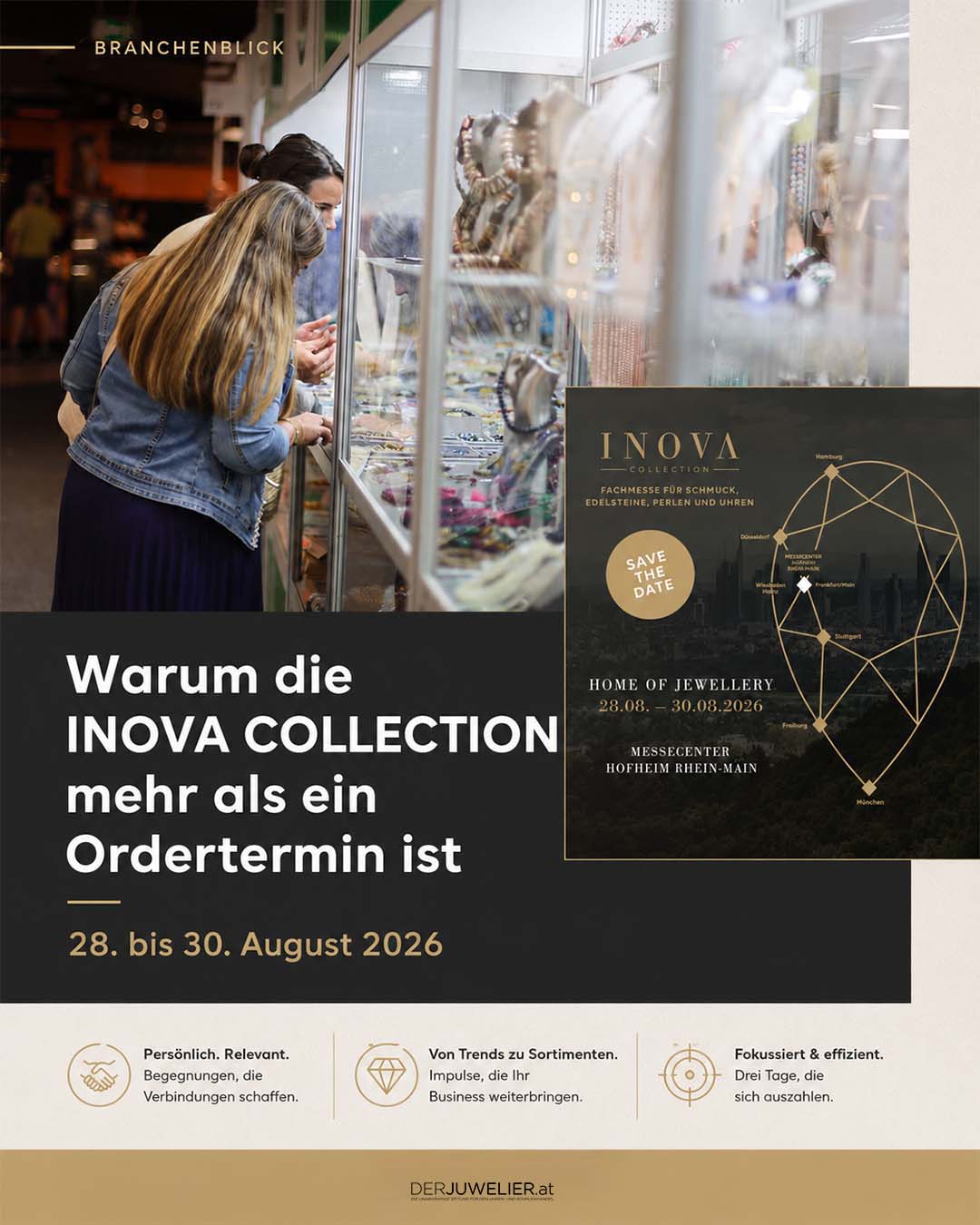 Inova Collection Schmuck Uhren Messe DJ