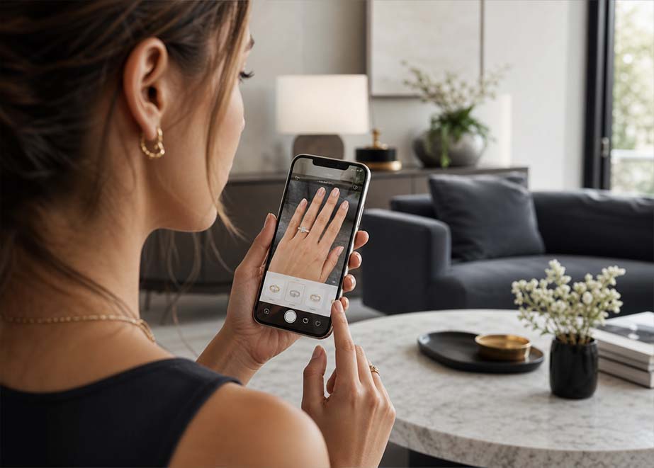 Smart Jewlery digitale Anprobe KI
