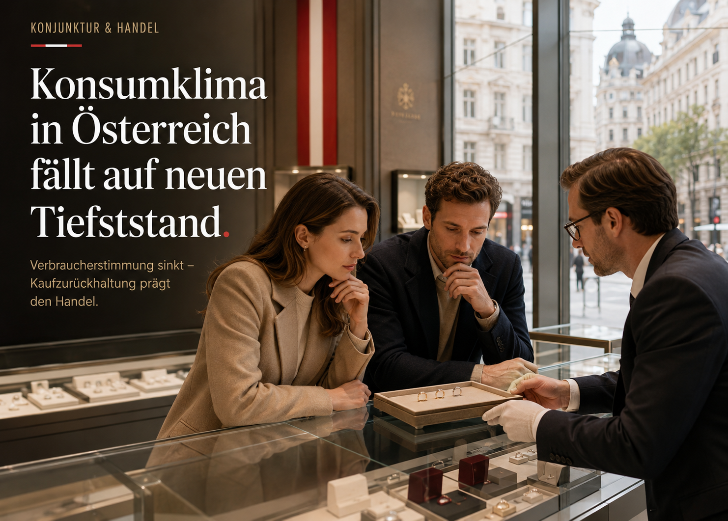 Konsumklima Österreich Tiefstand Juweliere