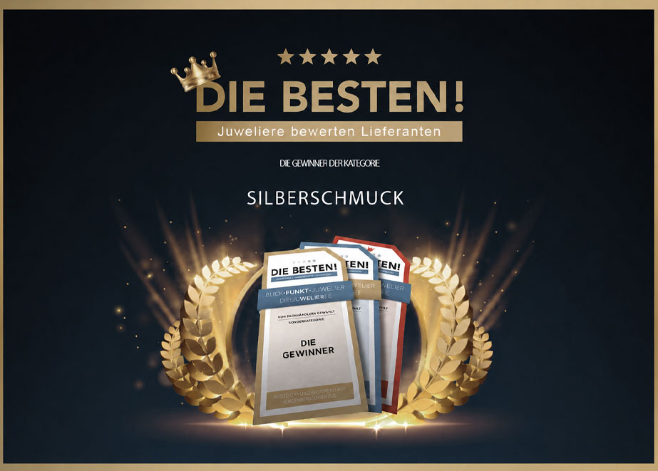 DIE BESTEN 2026: Gewinner der Kategorie Silberschmuck