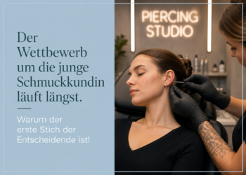 Juwelier vs. Piercingstudio: Wenn der Juwelier es nicht macht, macht es das Piercingstudio